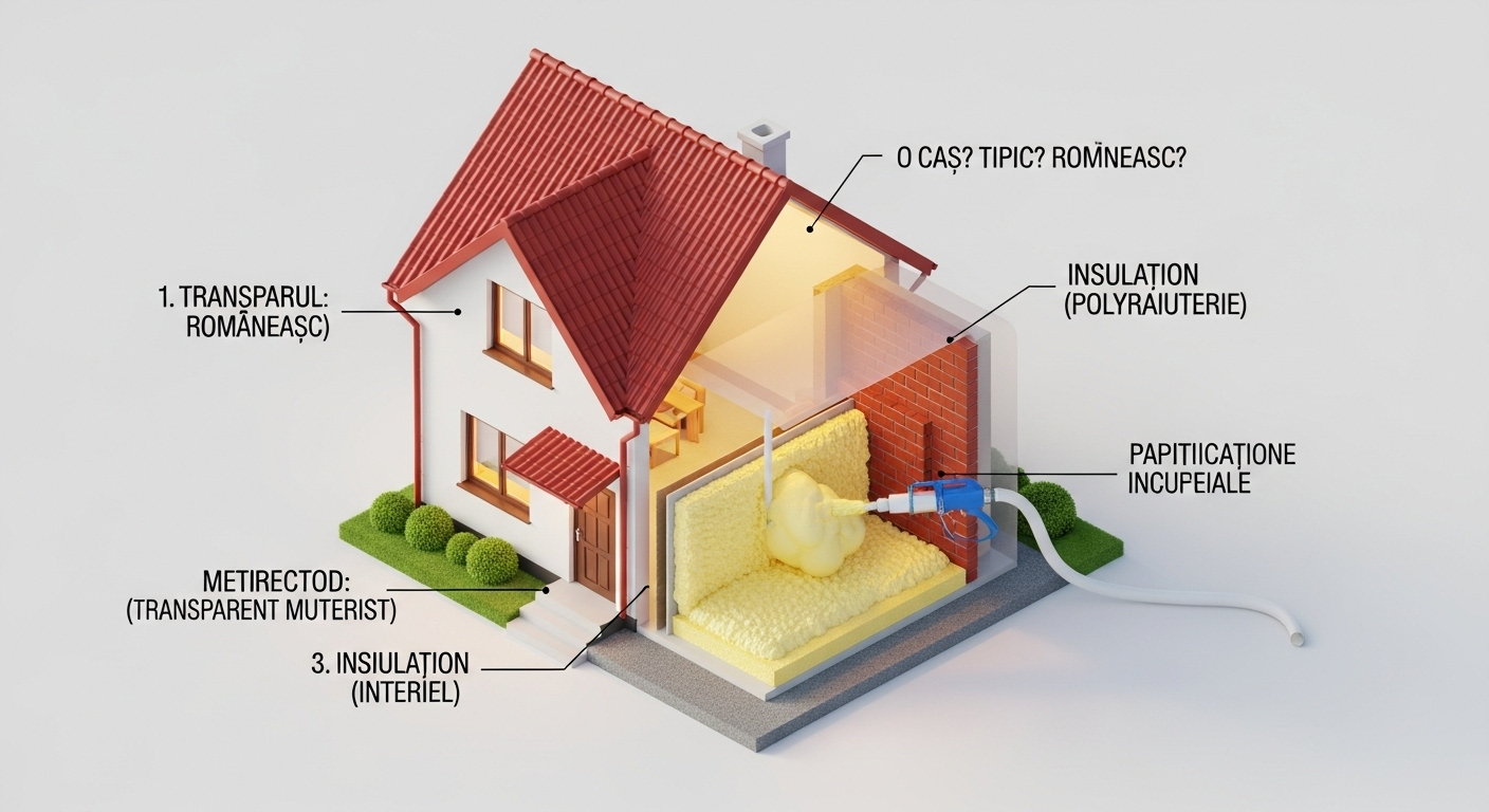 Aplicarea spumei poliuretanice