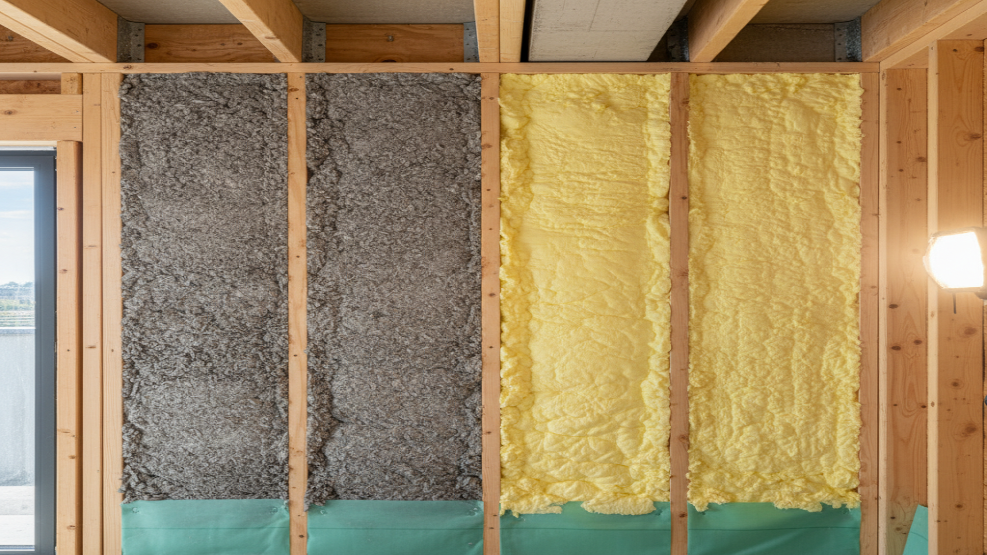 Grey cellulose fluff vs yellow foam