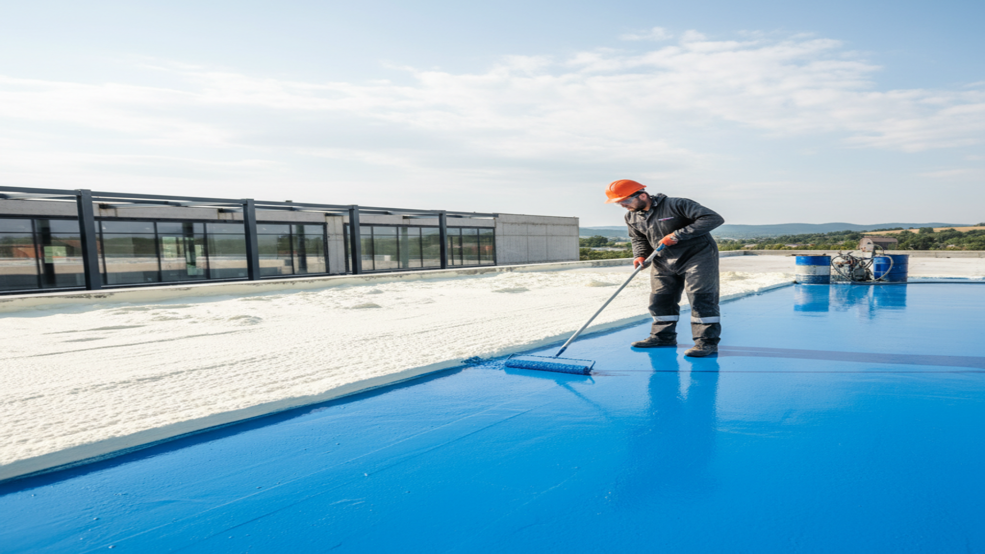 Clean dry basement storage room