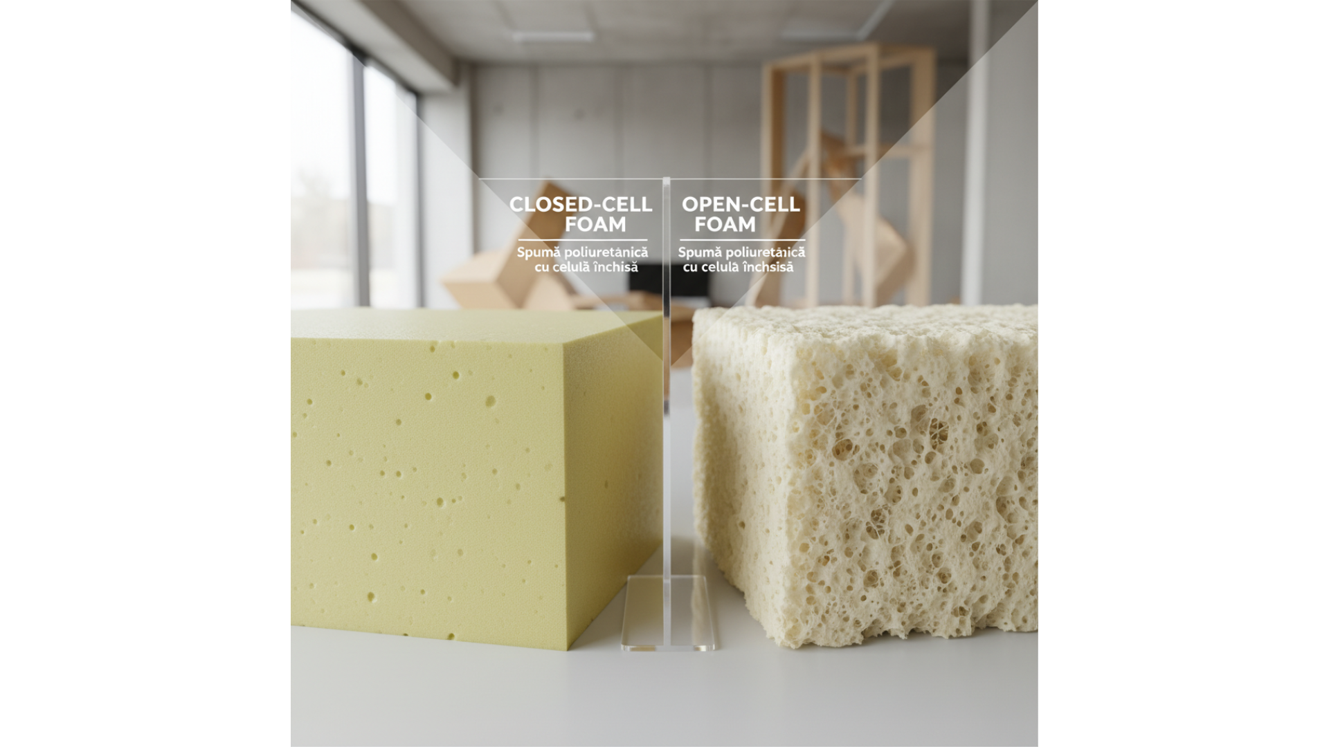 Spuma cu Celulă Închisă vs. Deschisă: Ghid Comparativ pentru Proiectul Tău