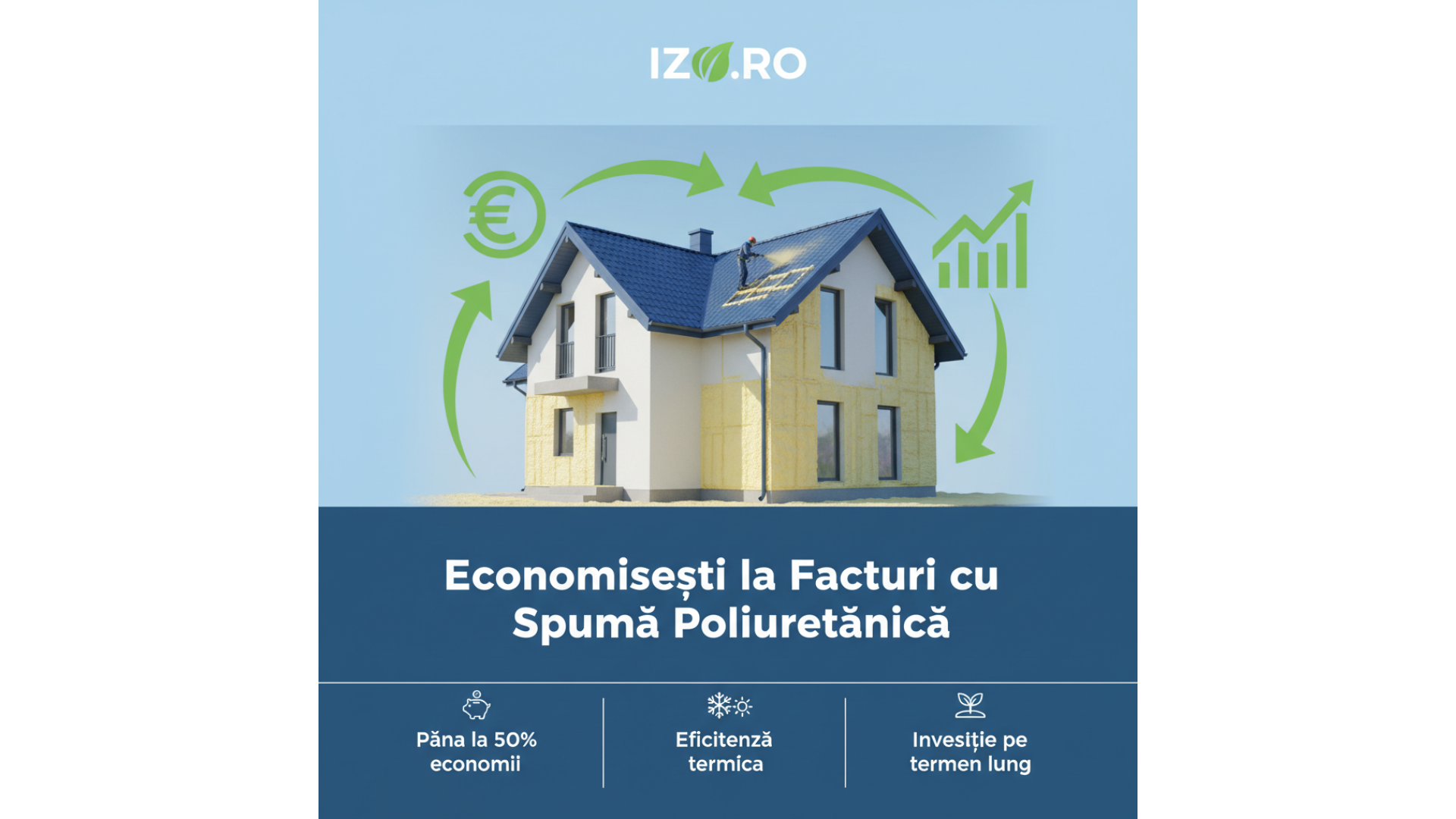 Cum să economisești la facturile de energie prin izolarea locuinței cu spumă poliuretanică