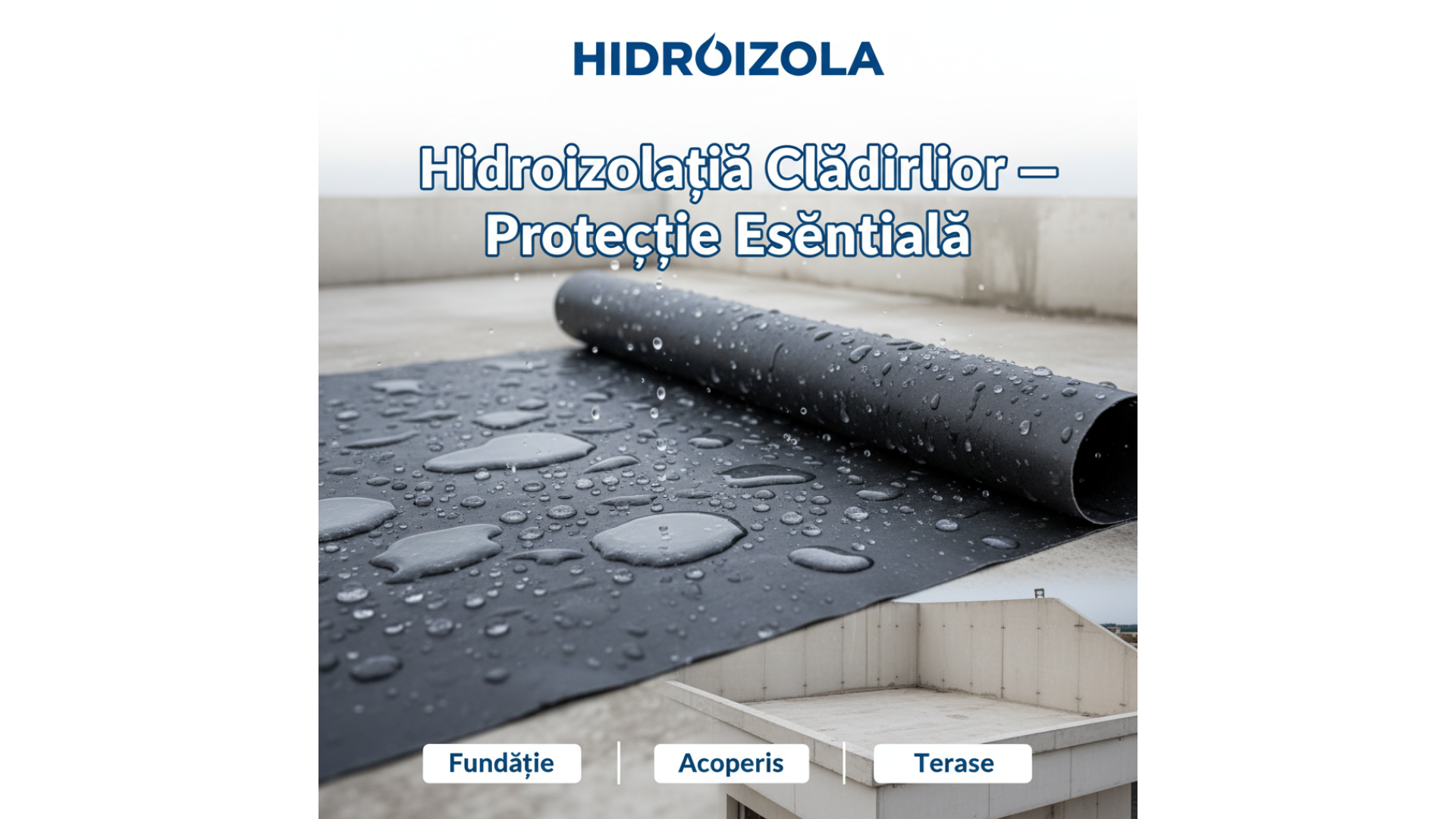 Hidroizolația Clădirilor: Protecția Esențială Împotriva Infiltrărilor și Degradării