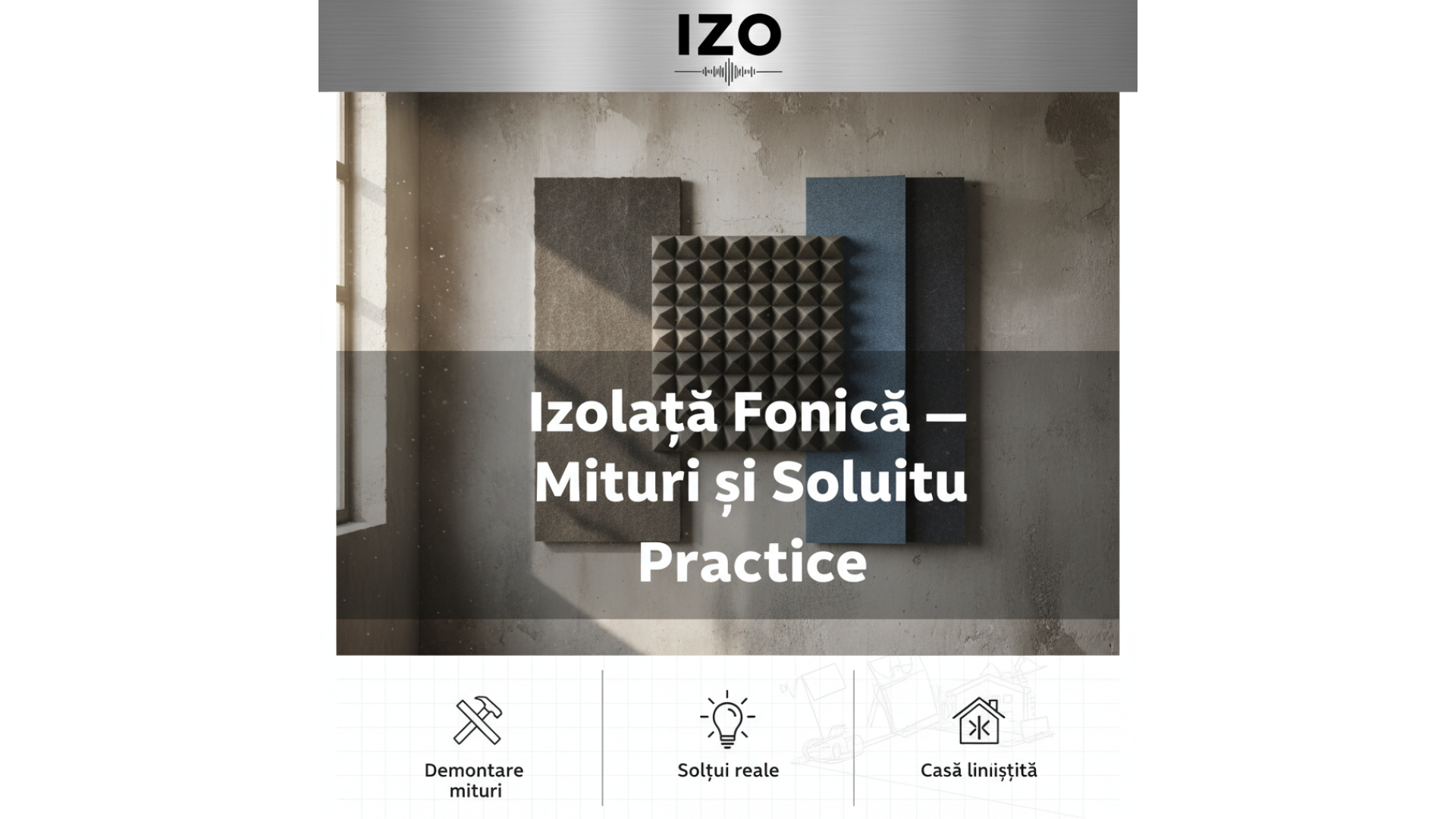 Izolația Fonică: Mituri, Beneficii și Soluții Practice pentru o Casă Liniștită