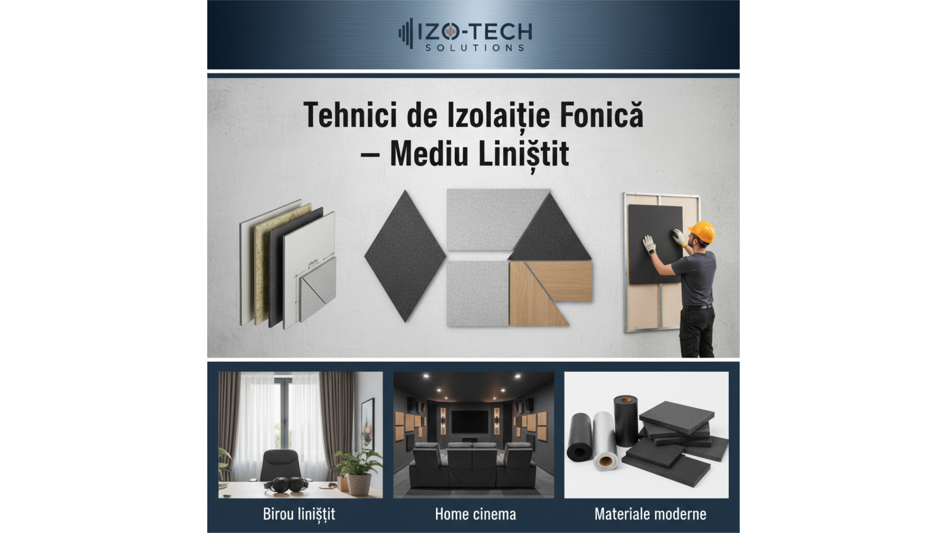 Izolația Fonică: Tehnici Avansate pentru un Mediu Mai Liniștit Acasă și la Birou