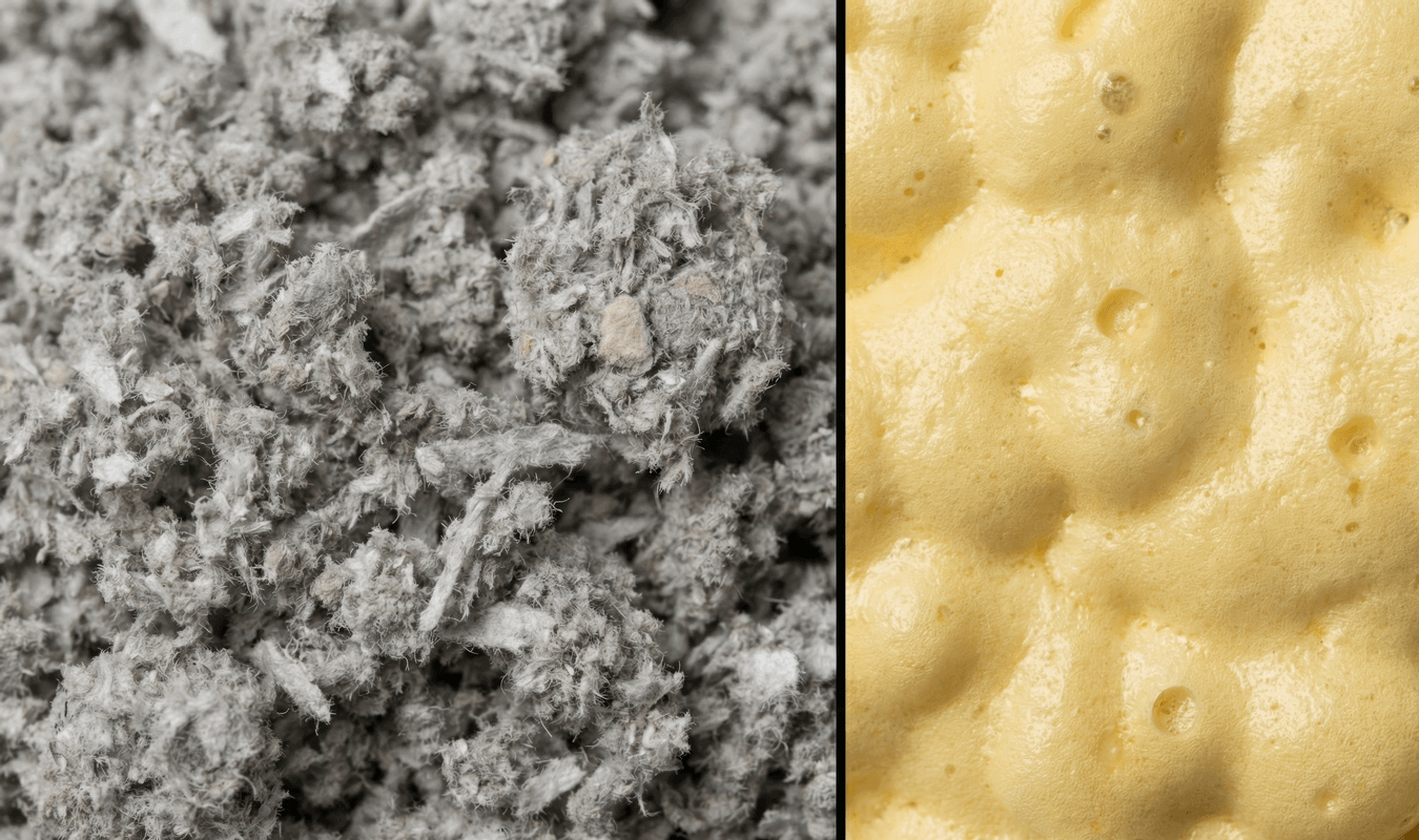 Smart thermostat on wall, living room